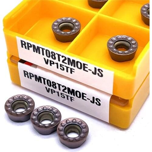 10PCS RPMT08T2MO(R4) Turning Inserts,Cutting blade for Holder Turning tip for Stainless Steel&Steel|Turnin