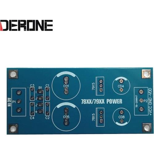 2piece PCB of Regulated linear power LM7815 lm7915 for preamplifier dac