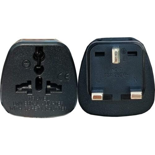 3 Pin UK Plug Converter Travel AC Power Socket International Adapter EU US AU Electric Universal 13A 250V 3250W