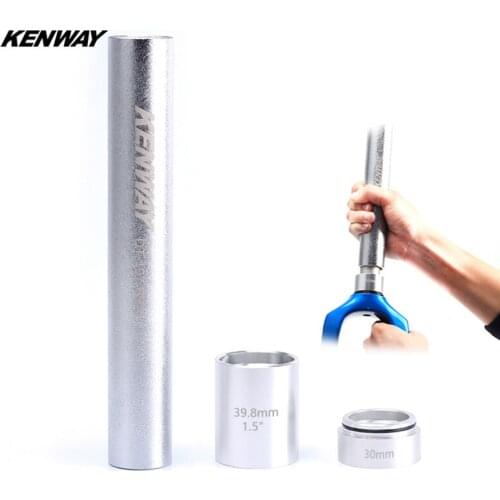 Risk Aluminum Bicycle Front Fork Base Installation Tools MTB Road Bike Headset Crown Race Installation Tool for 28.6mm/1.5/1.25