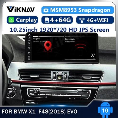 Android 10.0 Car Radio DVD Multimedia For BMW X1 F48 2016-2017 EVO GPS Navigation Car Player auto Stereo Carplay