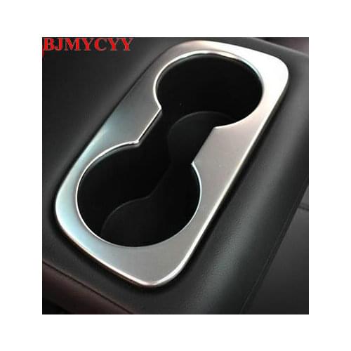 BJMYCYY Stainless steel decorating frame in the back of the central armrest For Chevrolet Cruze 2017 Accessories Decoration