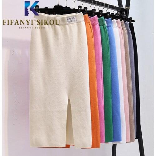 FIFANYI SIKOU Women's Knitted Skirts