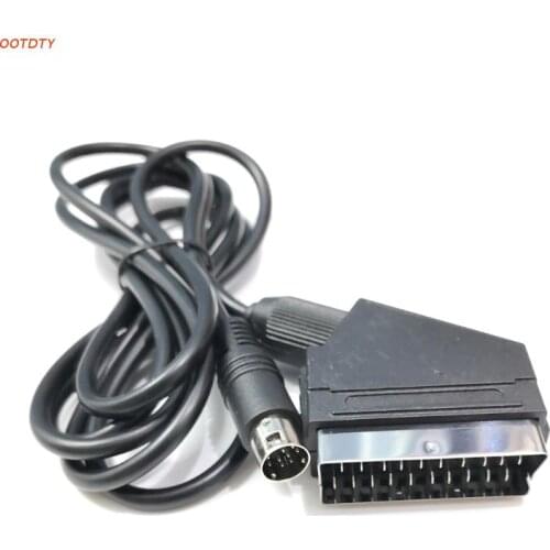 1.8m RGB/RGBS SCART OFC Adapter Cable for sega MD2 Game Console RGB Scart Cable 9 pin V Pin /C Pin