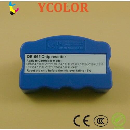 Cartridge resetter For Brother LC203 LC205 LC223 For Brother MFC-J4320DW J4420DW J4620DW MFC-J5520DW MFC-J5620DW chip resetter