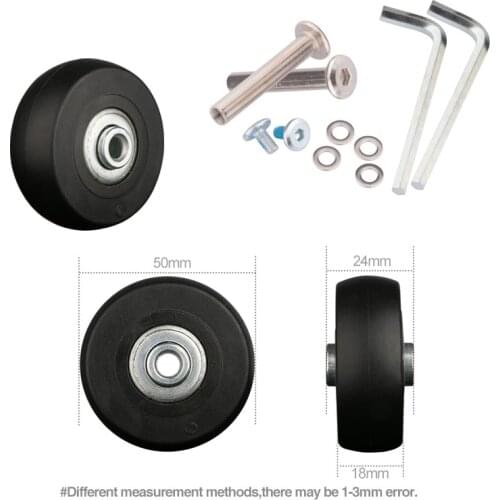 Luggage universal wheel accessories wheel password suitcase pulley wheel aircraft wheel universal accessories 20 inch 28 inch