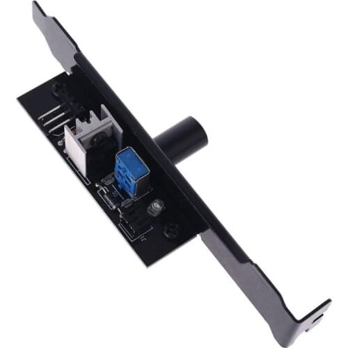 3 Channels Fan Hub 1 Knob Cooling Fan Speed Controller for Cpu Case Hdd Vga Pwm M2EC