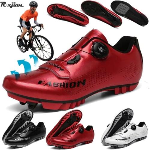 High quality men MTB bicycle shoes self-locking road bicycle shoes breathable racing bicycle shoes women luminous bicycle shoes