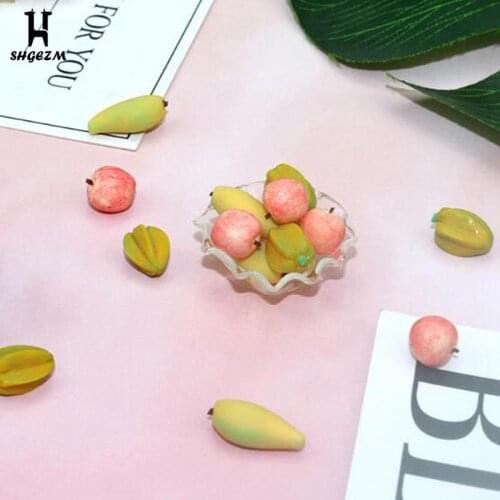 Dollhouse Miniature Food Fruit For 1:12 Dollhouse Kitchen Fruit Decor For Doll House Decoration Accessories