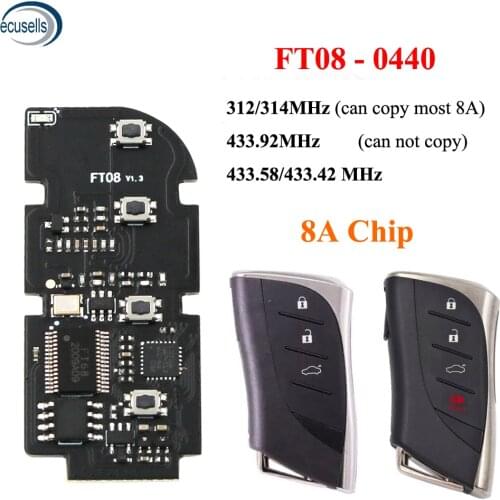 Lonsdor FT08-0440B/H0440C PCB Board 312/314/433.58MHZ Smart Remote Car Key for Lexus ES300h ES350 ES200 LS350
