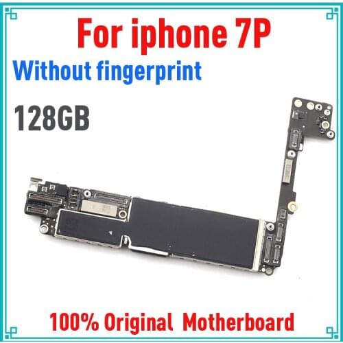 128gb for iphone 7 plus Logic boards without Touch ID,100% Original unlocked for iphone 7 plus Motherboard with IOS System