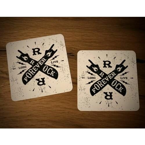 Rocker Aufkleber Musik Rock Roll Music CD LP Hipster Heavy Metal Retro #157 car stickers