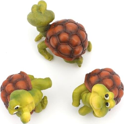 Lovely Climbing Tank Turtle Flowerpot Decoration Ornaments Creative DIY Family Gardening Pastoral Landscaping Props