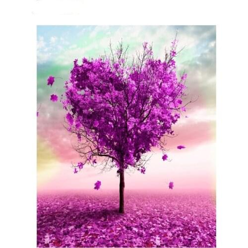 DIY Digital Painting By Numbers love tree oil painting mural Kits Coloring Wall Art Picture Gift frameless