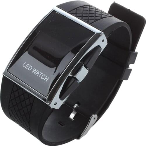 New led watch luxury fashion womens Digital Sport strap wristwatch for ladies dress watches clock