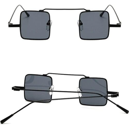 Stylish Small Square Metal Steampunk Sunglasses Men Women Vintage Sun Glasses Street Fashion Shades Oculos De Sol UV400