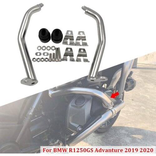 R1250GS ADV Motorcycle EXTENSIONS UPPER CRASH Bar Bumper Stainless Steel Tank Guard Protector For BMW R1250GS Adventure 19-2020