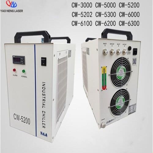 S&A CW3000 CW5000 CW5200 CW6000 Water Chiller for co2 laser engraving machines