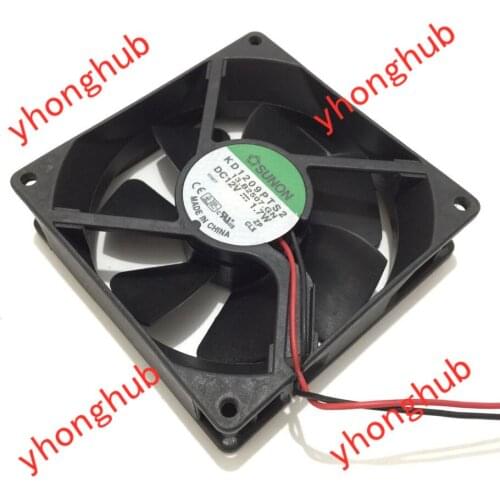 SUNON KD1209PTS2 13.B2507.GN DC 12V 1.7W 2-wire 90x90x25mm Server Cooling Fan