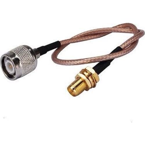 TNC Male To RP-SMA Plug RF Connection Wire 15cm Coaxial Cable Adapter For WIFI Antenna with 15cm wire