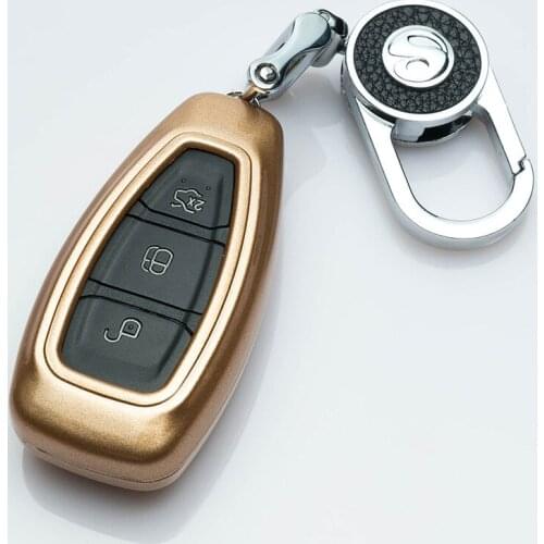 Car Key Cover Protection Shell Car Styling Shell Accessories Keyring Protector For Ford C-MAX FOCUS RS ST Fiesta Hatch