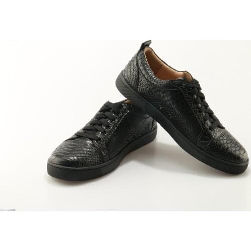 Zobairou Men's Leather Sneakers