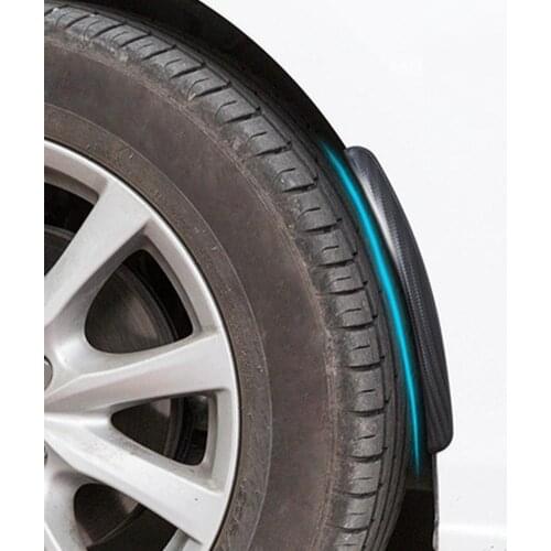 2Pcs Universal Arch Auto Car Wheel Eyebrow Fender Flare Protector Mudguards
