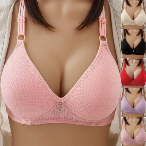 2021 Quick Dry Padded Sports Bra Women Wirefree Adjustable Fitness Top Sport Brassiere Push Up Seamless Running Yoga Bra