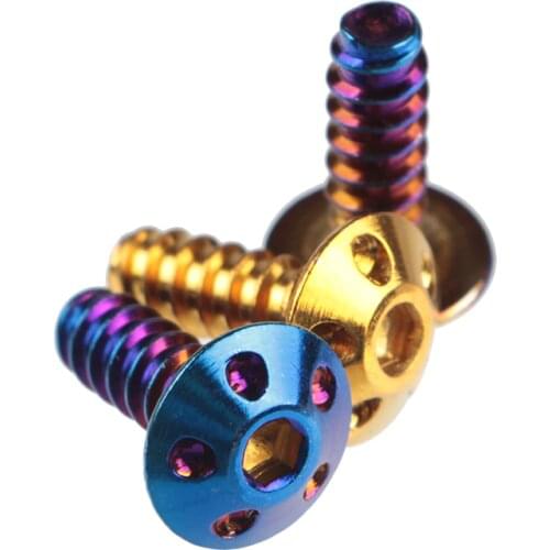 Car shell self-tapping screw M5*15 electric vehicle motorcycle bicycle pattern point stainless steel self-tapping golden screw