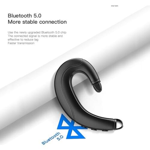 New Air Conduction Portable Ear-hook Wireless Bluetooth Compatible Earphones Sport Waterproof Hands-free Headset With Micrphone