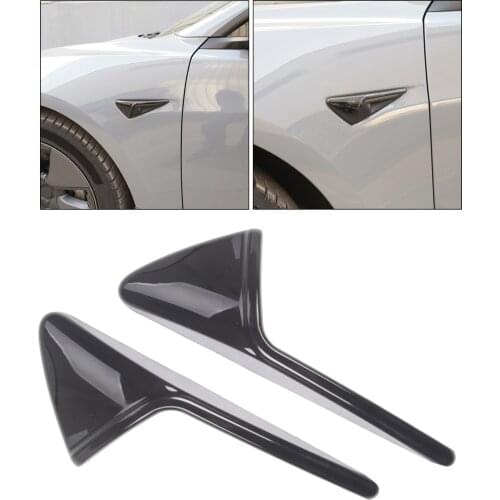 2 Pieces Side Camera Protection Cover Fit for Tesla Model Y 2021 Trim Auto