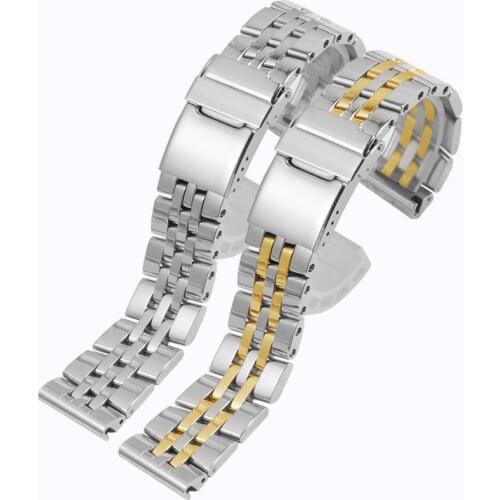 CICIDD Stainless Steel Wrisband 20 22 24mm Strap Replacement Belt For Superocan Avenger Watch Accessories Silver Inter Gold