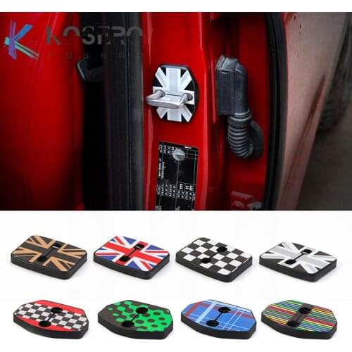 Car Door Lock Protection Cover stylish Decoration For BMW MINI Cooper Clubman F54 F55 F56 F60 R55 R56 R57 R60 R61 Accessories
