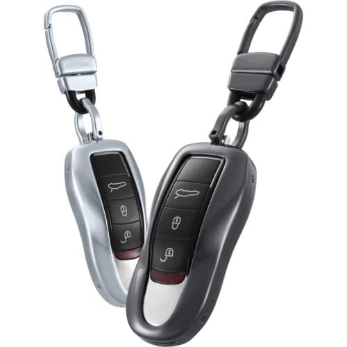 Aluminium alloy Car Key Case Key Cover Key Shell Refit For Porsche Cayman 911 Panamera Cayenne Boxster Macan Auto accessories