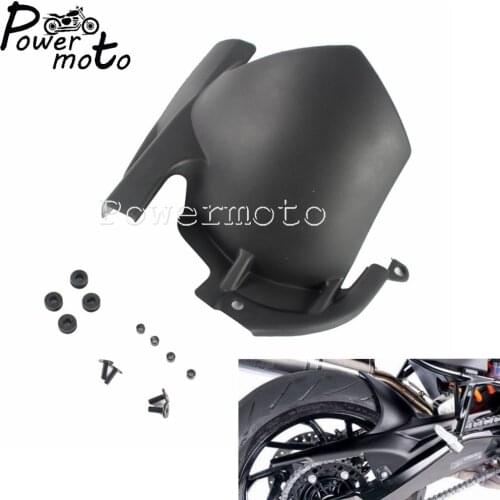 For BMW F800R F 800 R 2009-2017 Motorcycle ABS Plastic Black Rear Mudguard Fender Waterproof Inner Fender Chain Guard w/ Bolts