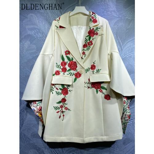 DLDENGHAN Women's Flared Coats