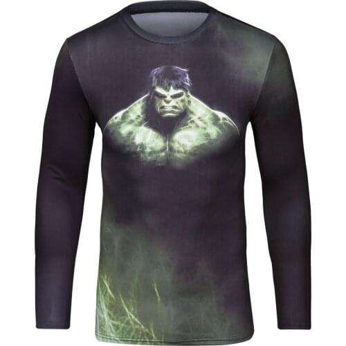 Cody Lundin Factory Hot Sale quick dry Full Printing Fitness Long Sleeves Rash Guard bjj ji T Shirt for man