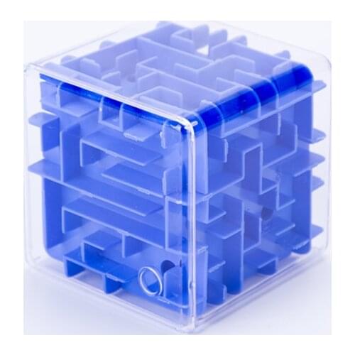 HOT Sale 8CM 3D Maze Magic Cube Puzzle Speed Cube Puzzle Game Labyrinth Ball Toys Cubos Magicos Maze Ball Games Educational Toys