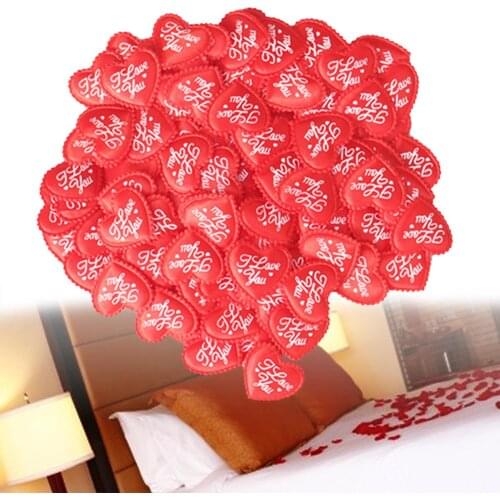Sponge Heart Shaped Confetti Throwing Petals Wedding Valentines Day Gift Party Wedding Table Decoration Home Decor