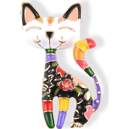 Hanreshe Brooches With Cats For Clothes