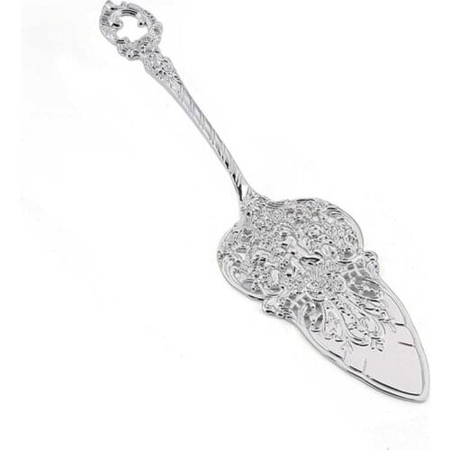 Palace Style Exquisite Cake Shovel Palace Silver-plated Decorative Baking Utensils Luxuriant Wedding Party Cake Shovel