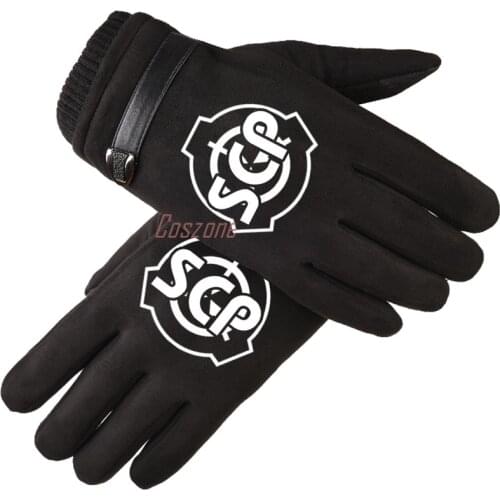 SCP Cosplay Costume Winter Warm Figure Gloves Christmas Gift For Man Women Adult Accessories