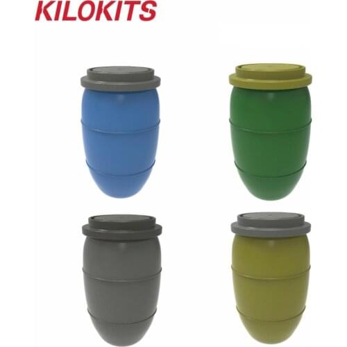 20PCS 1/35 Plastic Military Barrels Set Unpainted Dioramas Railway Scenery Toy Hobby Model Building Accessories Kits