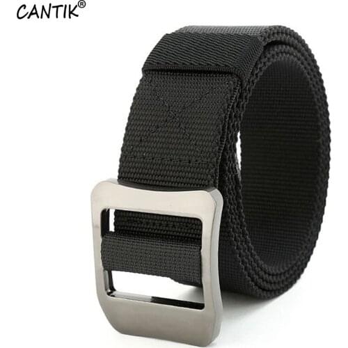 CANTIK 2020 New Arrival All-in-one Tactics Pure Nylon Belt Leisure Styles Alloy Buckle Manufacturer Direct Multi-color CBCA129