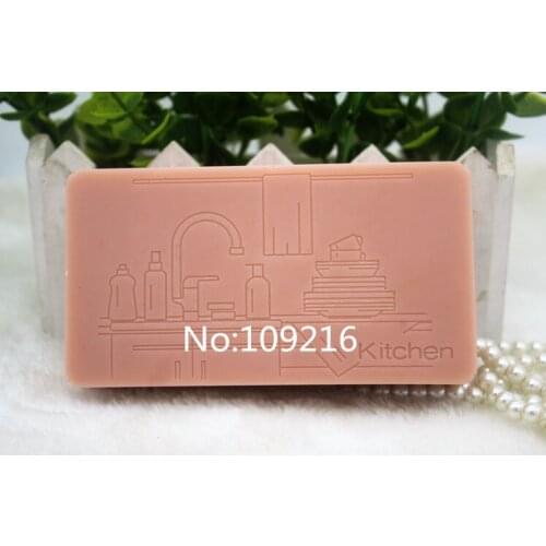 New Product!!1pcs Laundry (zx164) Silicone Handmade Soap Mold Crafts DIY Mould