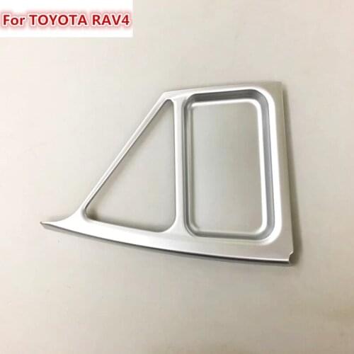 The new For Toyota Rav4 RAV 4 2016 Front Middle Panel Storage Box Decoration Cover Trim Auto Interior Accessories LHD