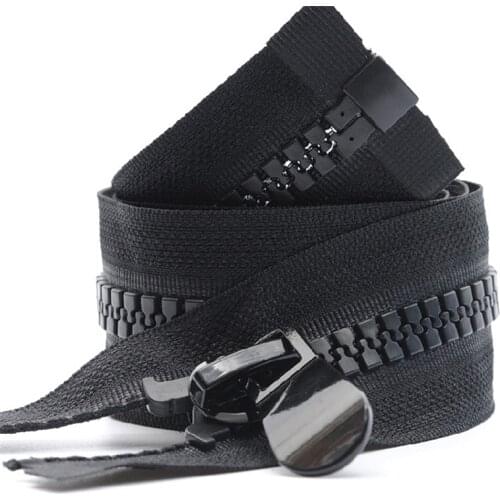 No. 15 No. 8 resin opening and long zip down jacket zippers for sewing extra large plastic VAB zipper fashion accessories FC150