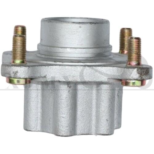 Front 110MM*4 M10 Stud Disc Brake Wheel Hub Fit For China kandi 150cc 200cc Go Kart Buggy Karting ATV Quad Bike Parts