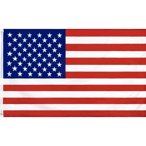 Jennifer hanging 90*150cm polyester united states of american flag for decoration