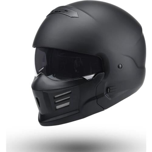 Casque De Moto Helmet Bike Motorcycle Casco Vintage Casco De Seguridad Integral Moto Retro Cafe Racer Enduro Fullface Helmets